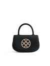 Signature Top Handle Saddle Bag - Black - Bag | Orange Cube