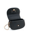 Signature Top Handle Saddle Bag - Black - Bag | Orange Cube
