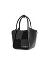 Square Stitch Basket Bag - Black - Bag | Orange Cube