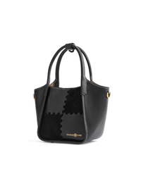 Square Stitch Basket Bag - Black - Bag | Orange Cube
