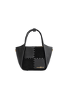 Square Stitch Basket Bag - Black - Bag | Orange Cube