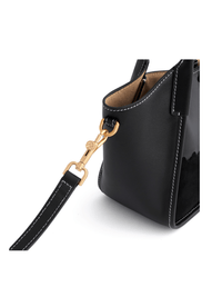 Square Stitch Basket Bag - Black - Bag | Orange Cube