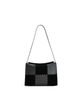 Square Stitch Box Bag - Black