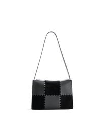 Square Stitch Box Bag - Black - Bag | Orange Cube