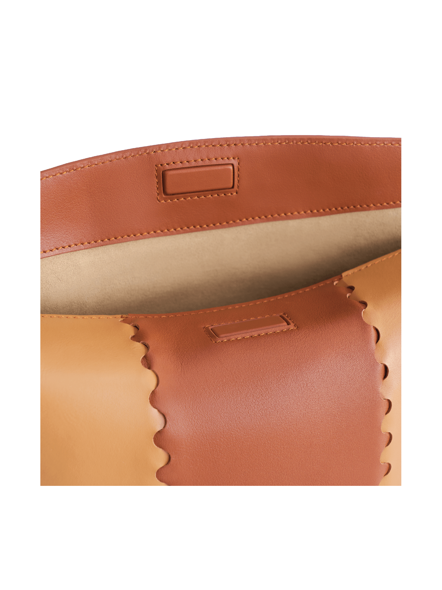 Square Stitch Box Bag - Brown - Bag | Orange Cube