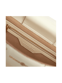 Square Stitch Crossbody Tote Bag - Pearl - Bag | Orange Cube