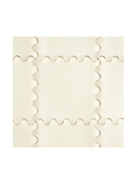 Square Stitch Crossbody Tote Bag - Pearl - Bag | Orange Cube