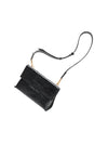 Square Stitch Messenger Bag - Black Gloss - Bag | Orange Cube