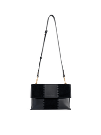 Square Stitch Messenger Bag - Black - Bag | Orange Cube
