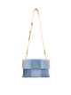 Square Stitch Messenger Bag - Double Denim