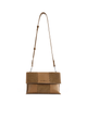 Square Stitch Messenger Bag - Honey Brown