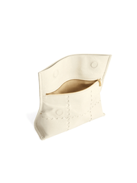 Square Stitch Messenger Bag - White - Bag | Orange Cube