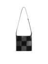 Square Stitch Tote Bag (Medium) - Black - Bag | Orange Cube