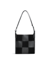 Square Stitch Tote Bag (Medium) - Black - Bag | Orange Cube