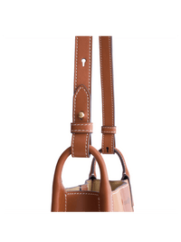 Square Stitch Tote Bag (Medium) - Brown - Bag | Orange Cube