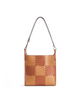 Medium Square Stitch Tote Bag - Brown