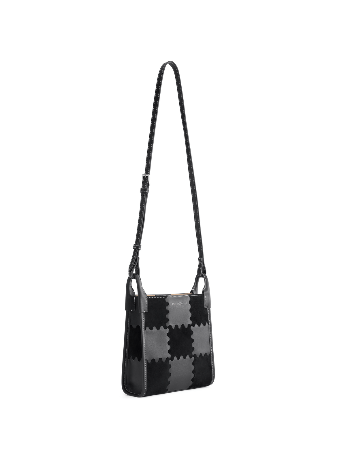 Square Stitch Tote Bag (Small) - Black - Bag | Orange Cube