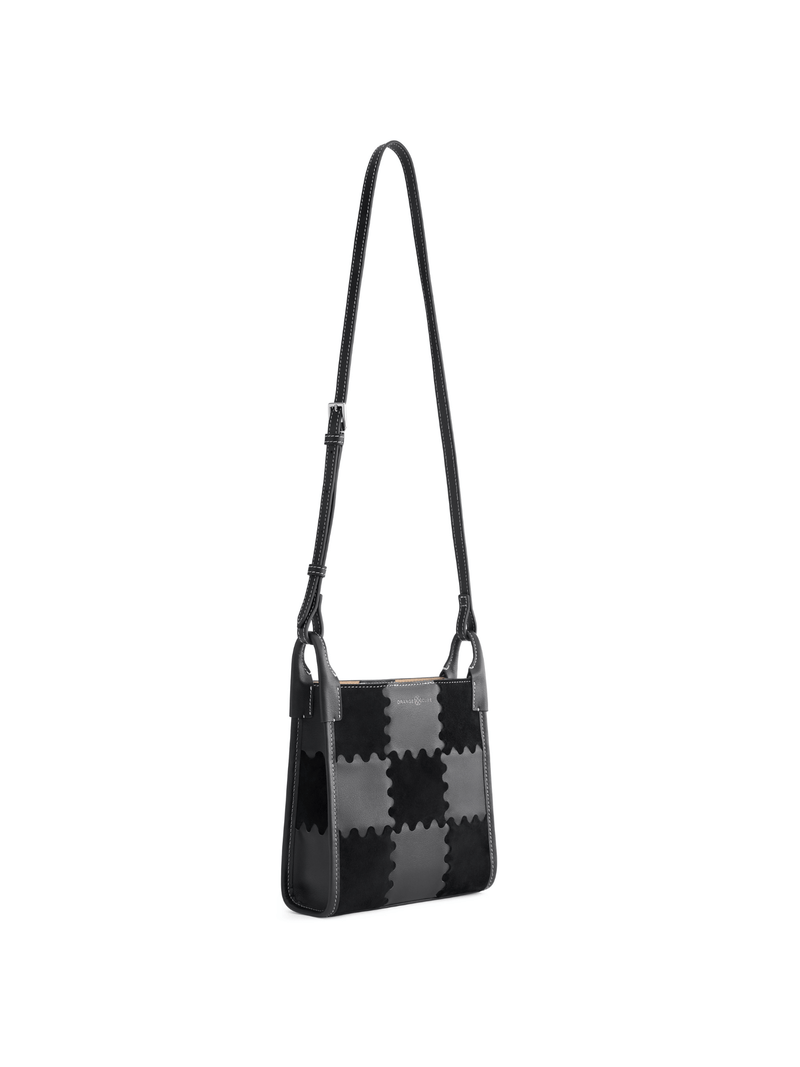 Square Stitch Tote Bag (Small) - Black - Bag | Orange Cube