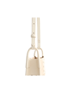 Square Stitch Tote Bag (Small) - White/Light Brown - Bag | Orange Cube