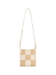 Square Stitch Tote Bag (Small) - Cream and Beige