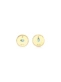 Sunburst Studs - Earrings | Orange Cube