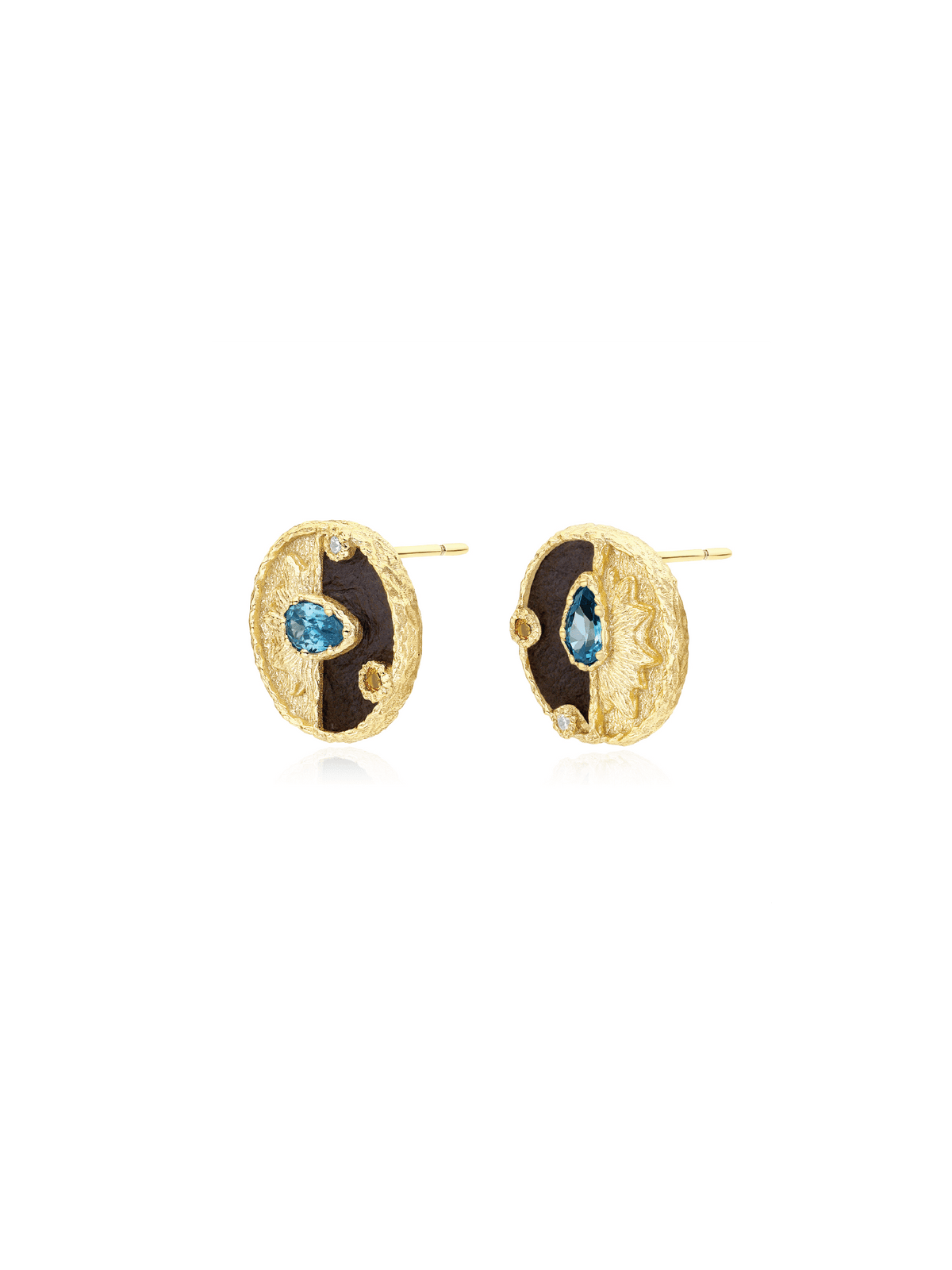 Sunburst Studs - Earrings | Orange Cube