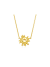 Sunflare Bloom Pendant - Necklace | Orange Cube