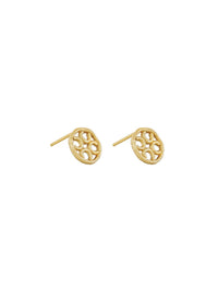 Textured Signature Studs (Pair) - Earrings | Orange Cube