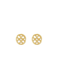 Textured Signature Studs (Pair) - Earrings | Orange Cube