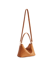 Vina Shoulder Bag - Brown - Brown Leather Shoulder Bag | Orange Cube