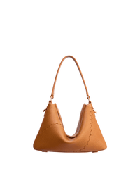 Vina Shoulder Bag - Brown - Brown Leather Shoulder Bag | Orange Cube