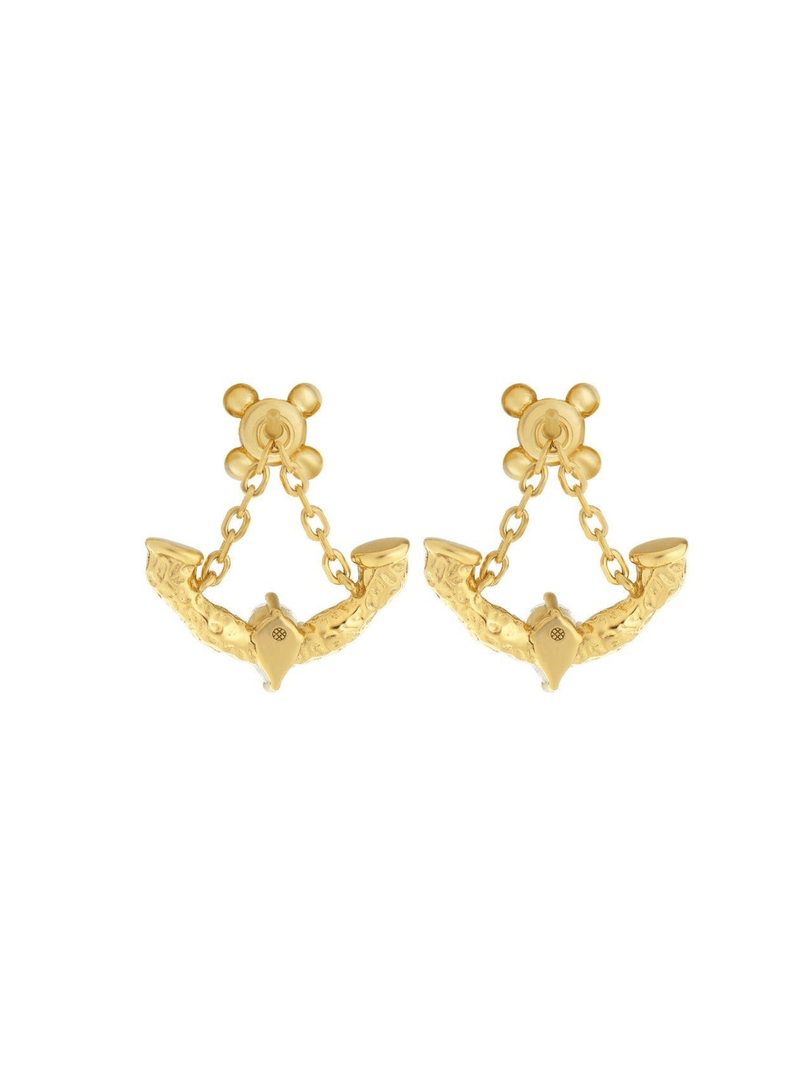 Voyage Earrings (Pair) - Set | Orange Cube