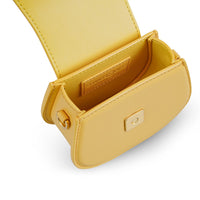 Signature Mini Saddle Bag - Amber - Orange Cube