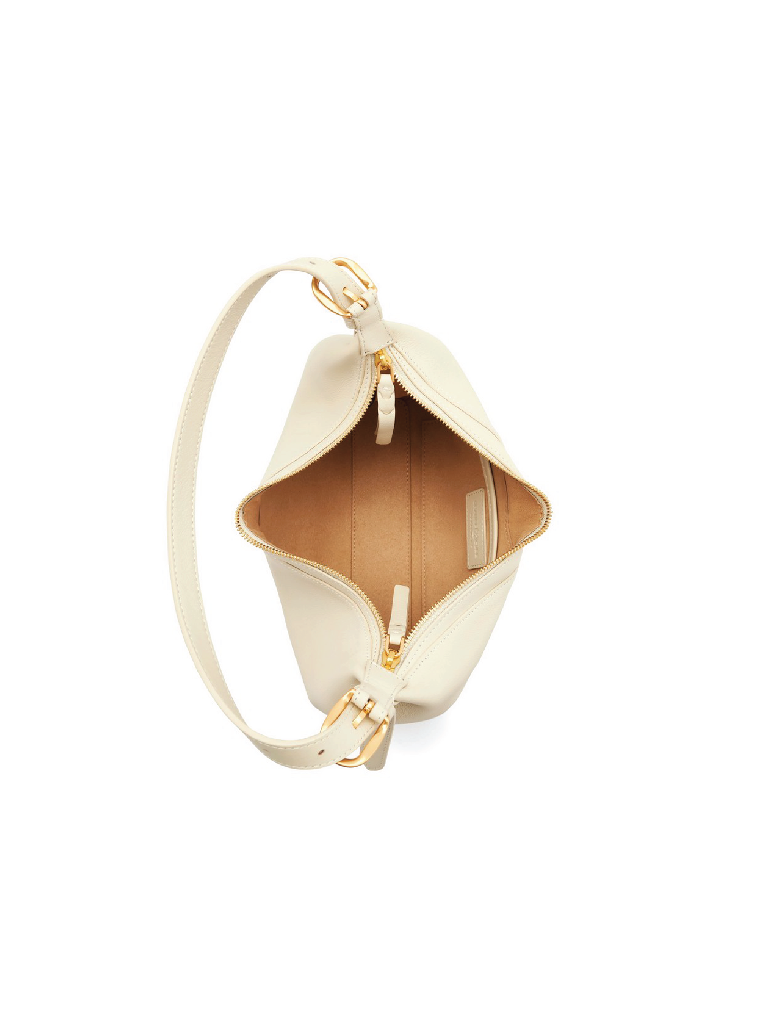 Fortune Cookie Shoulder Bag - White - Orange Cube