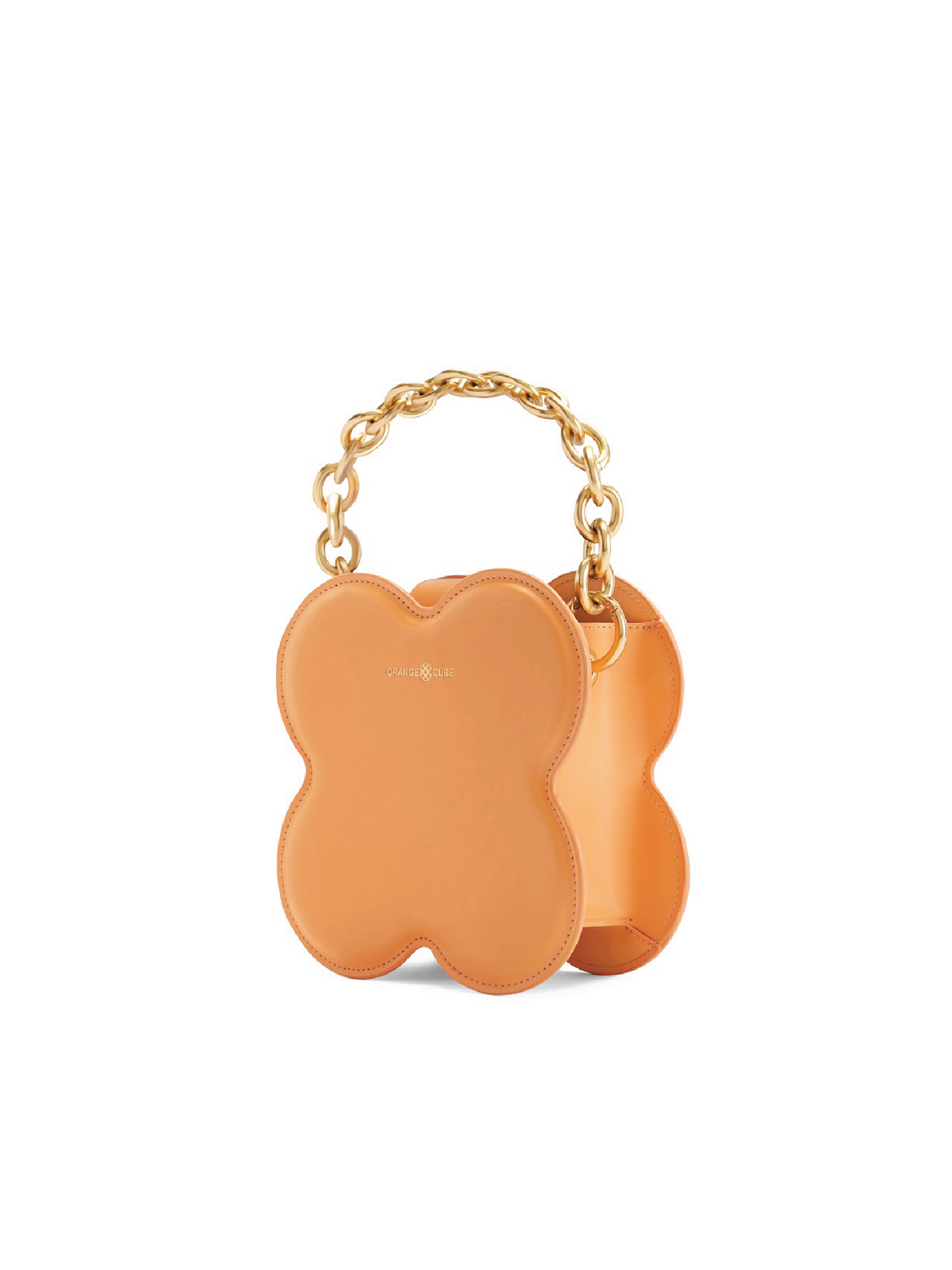 Lucky Clover Handbag - Orange (Large)