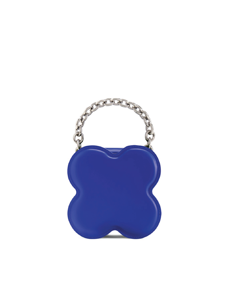 Lucky Clover Handbag - Sapphire (Large) - Orange Cube