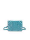 Mosaic Diamond Crossbody Bag - Blue - Orange Cube
