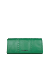 Mosaic Shoulder Bag - Emerald Green - Orange Cube