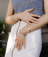 Signature Pearl Bracelet (White) - Orange Cube