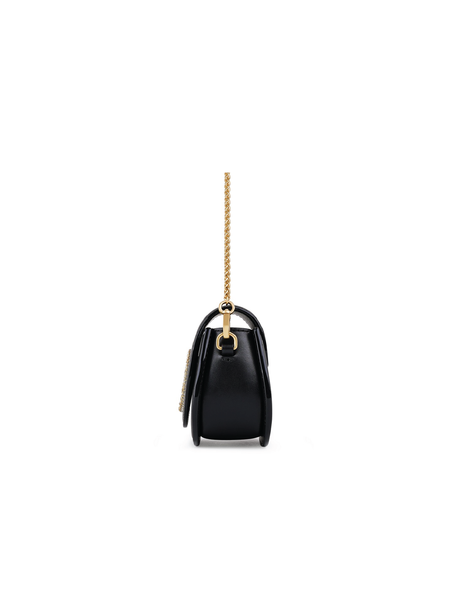 Signature Mini Saddle Bag Black