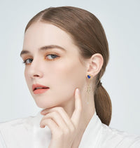 Amore Earring - Blue (Single) - Earrings | Orange Cube