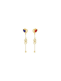 Amore Earrings (Pair) - Set | Orange Cube