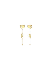 Amore Earrings (Pair) - Set | Orange Cube