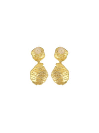 Antila Earrings (Pair) - Set | Orange Cube