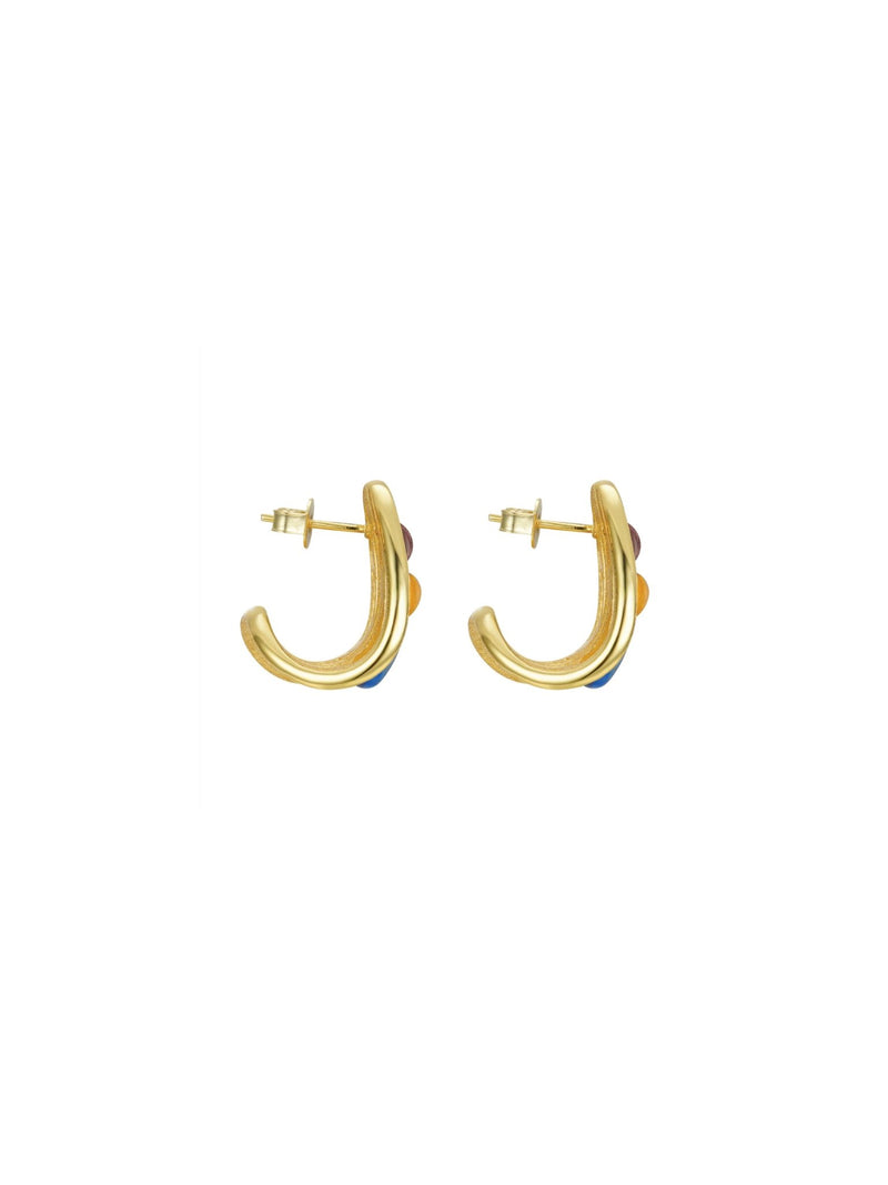 Antila Earrings - Wave (Pair) - Set | Orange Cube