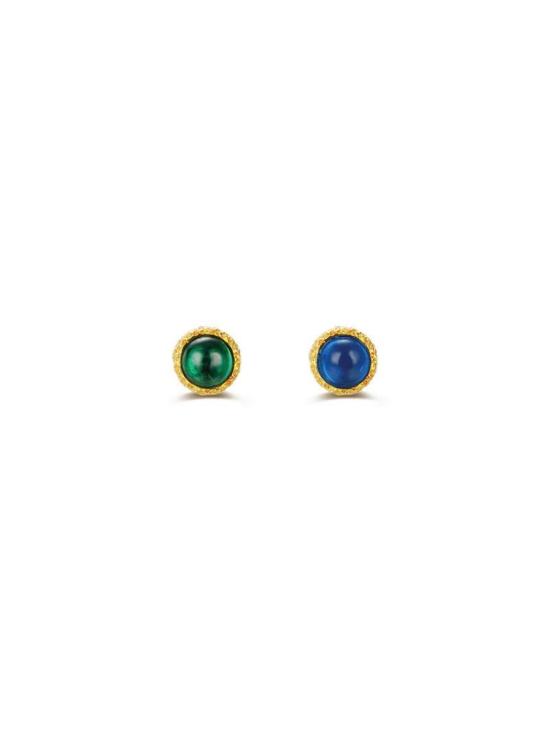 Ariel Studs (Pair) - Set | Orange Cube