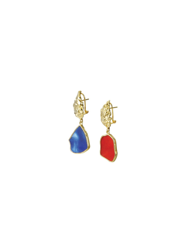 Baroque Earrings (Pair) - Set | Orange Cube
