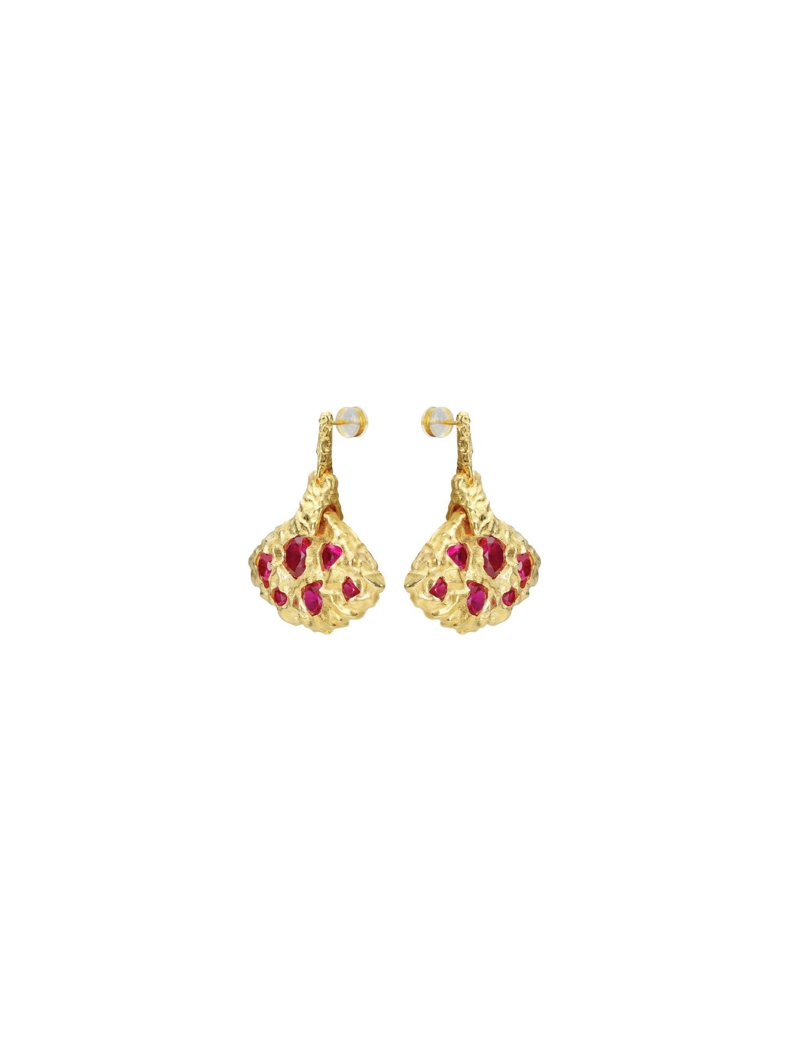 Berry Fantasy Earrings (Pair) - Set | Orange Cube