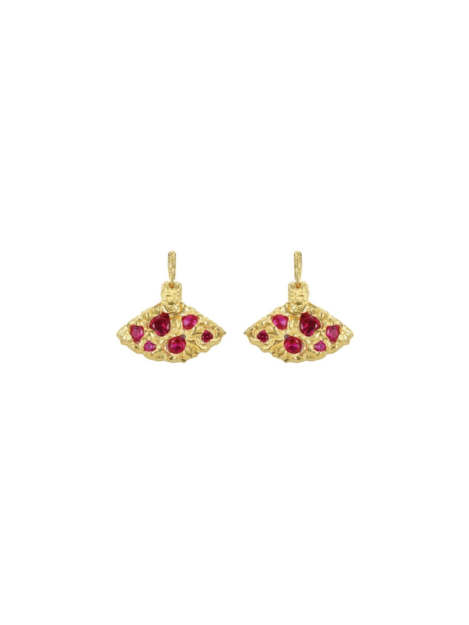 Berry Fantasy Earrings (Pair) - Set | Orange Cube