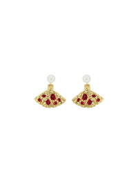 Berry Fantasy Earrings (Pair) - Set | Orange Cube
